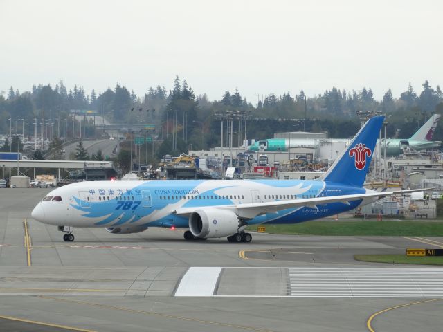 Boeing 787-8 (B-2727) - Brand new China Southern Dreamliner on its Delivery flight at Boeing Everett WA USAbr /Watch some liveries herebr /a rel=nofollow href=http://www.youtube.com/user/OwnsGermanyhttp://www.youtube.com/user/OwnsGermany/a