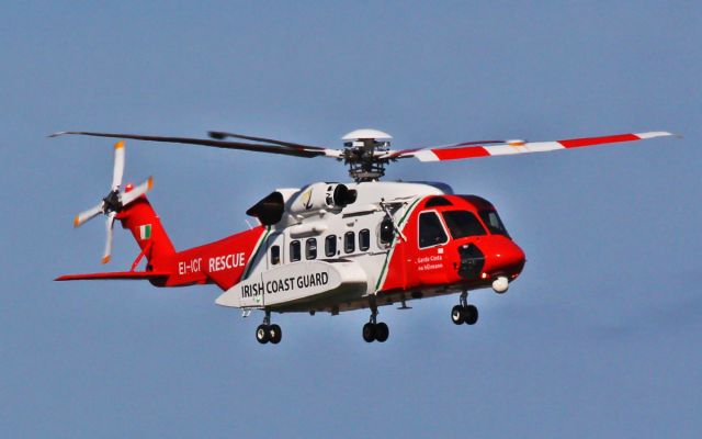 Sikorsky Helibus (EI-ICR) - irish coast guard  s-92 ei-icr at shannon 14/4/14