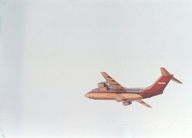 — — - Taking off from Santa Ana in the late 1980s