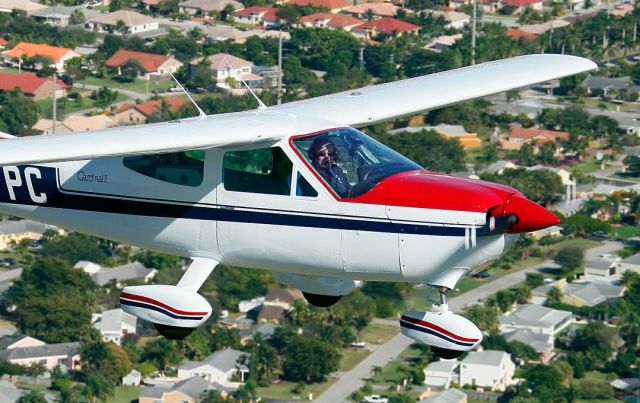 Cessna Cardinal — - Aerial view of Cardinal flying over Miami