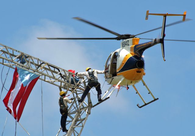 N5842Z — - EUROCOPTER MD530FF USED FOR LINEMEN TRANSFER AIR TO STRUCTURE IN AN AIR SHOW EXHIBITION ON 2007    ALSO IS USED FOR EXTERNAL LOAD, POWER LINE INSPECTIONS, CORPORATE TRANSPORTATION, SCIENTIFIC RESEARCH, MOVIE FILMING, FIREFIGHTING AND WIRE PULLING.    EXTERNAL LOAD CAPACITY UP TO 700POUNDS    OPERATED BY PREPA CORPORATE AIR OPERATIONS DEPARTMENT UNDER TITLE 14, PART91, PART 133 AND AC00.1-1 PUBLIC AIRCRAFT  FOR MORE INFORMATION OR REQUESTING FOR CONTRACT OUR SERVICES CONTACT US AT:  TEL. 787.289.3484  TEL2. 787.289.3483  E-MAIL: R-CALDAS-DSAD@PREPA.COM    SINCE 1954 WITH AN UNBEATABLE 0 FATAL ACCIDENT RECORD; MEMBER OF HELICOPTER ASOCIATION INTERNATIONAL (HAI) AND HELICOPTER FOUNDATION INTERNATIONAL (HFI)    OPERATED BY: AUTORIDAD DE ENERGIA ELECTRICA DE PUERTO RICO/ PUERTO RICO ELECTRIC POWER AUTHORITY