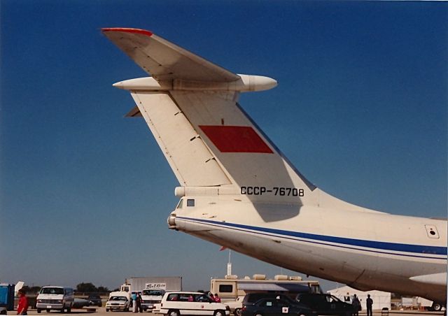 Ilyushin Il-76 (CCCP76708) - Russian Air Force IL-76 on display at a KAFW Air Show