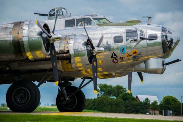 Boeing B-17 Flying Fortress (N3193G) - N3193G makes an appearance at CYCK on the 70th anniversary of it rolling off the assembly line.