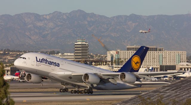 Airbus A380-800 (D-AIMK) - D-AIMK | Lufthansa | Airbus A380-841 | LAX | Nov 21, 2015