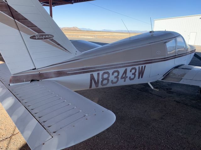 Piper Cherokee (N8343W) - Although tracking shows this aircraft N number flew in 2016 , it has been sitting here at KLRU for at least the last 15 years or longer , owner is deceased , I’m trying to locate family members 