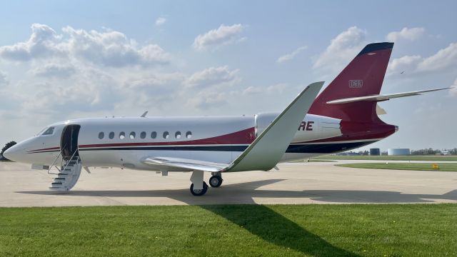 Dassault Falcon 2000 (N315RE) - ULINE’s brand new Dassault Falcon 2000LXS. It was delivered on October 27th last year, and this is the first time it’s come thru KVPZ. 5/10/22.  