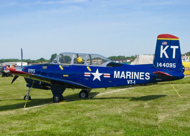 Beechcraft Bonanza (36) (N245Z) - AirVenture 2016. 1957 Beech T-34B