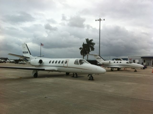 Cessna 551 Citation 2SP (N600HW) - Just after arrival in Opa-Locka, FL.