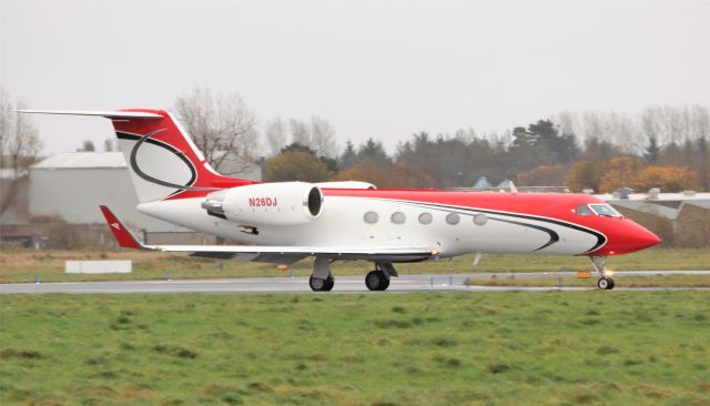 Gulfstream Aerospace Gulfstream IV (N26DJ) - n26dj g4 dep shannon for delaware 29/10/20.