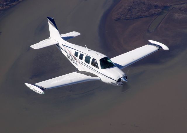 Beechcraft Bonanza (36) (N4203S) - Over southern KS, enroute to Beaumont, KS for a Saturday lunch