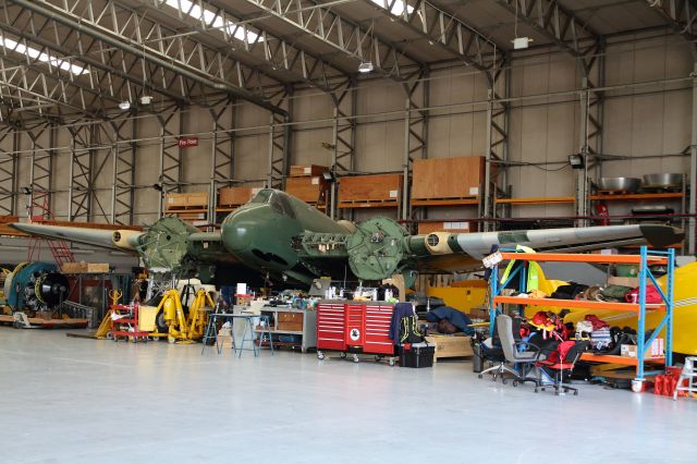 — — - This Australian Buildt Beaufighter is in long term restoration.