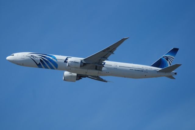 BOEING 777-300ER (SU-GDP) - Just took off from Toronto Pearson Airport on 20220902.