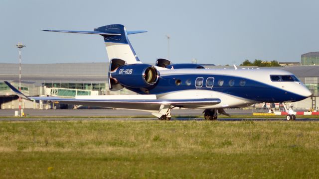 Gulfstream Aerospace Gulfstream V (OK-HUB) - 2023 Gulfstream G500 (GVII-G500), S/N 72113, ABS Jets, Prague, Aug 9, 2023