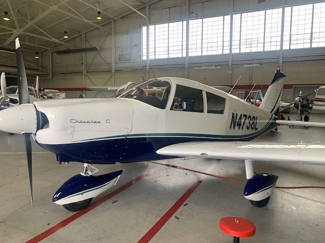 Piper Cherokee (N4738L) - Fresh exterior.