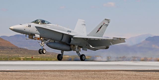 McDonnell Douglas FA-18 Hornet (16-4660) - Touching down on 31L yesterday afternoon (Apr 29, 2019) after participating in a special sortie.