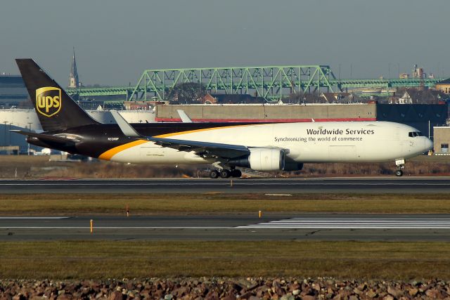 BOEING 767-300 (N328UP) - UPS 2055 tsxiing out for departure to Louisville