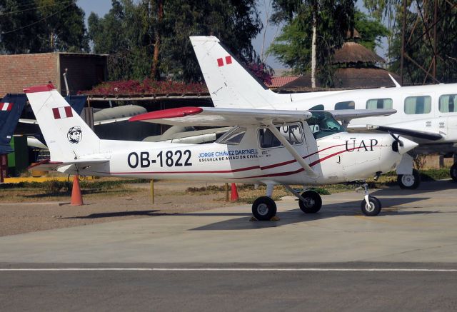 Cessna 152 (OB-1822) - Operated by Jorge Chavez Dartnell School of Civil Aviation.