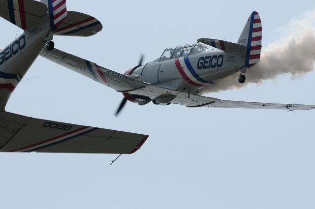 North American T-6 Texan (N65370) - 2012 Memorial Day Weekend, Republic Airport Farmingdale NYbr /American Airpower Museumbr /br /Geico SKYTYPERS