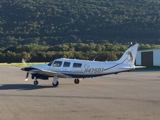 Piper Saratoga (N47501) - Was in Williamsport for Maintenance.  The paint job speaks for itself