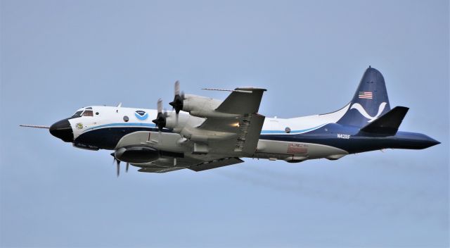 Lockheed P-3 Orion (N42RF) - noaa wp-3d orion n42rf dep shannon on another mission 3/2/20.