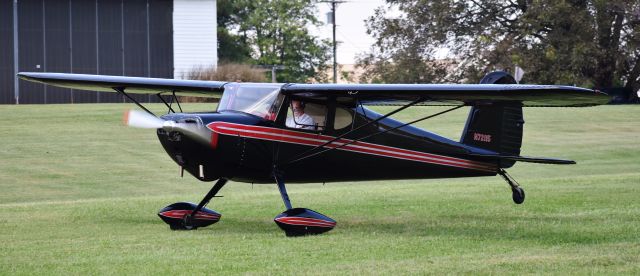 Cessna 140 (N72115) - A 1946 Cessna 140 at the Miller Air Park fly-in from 9/22/18.