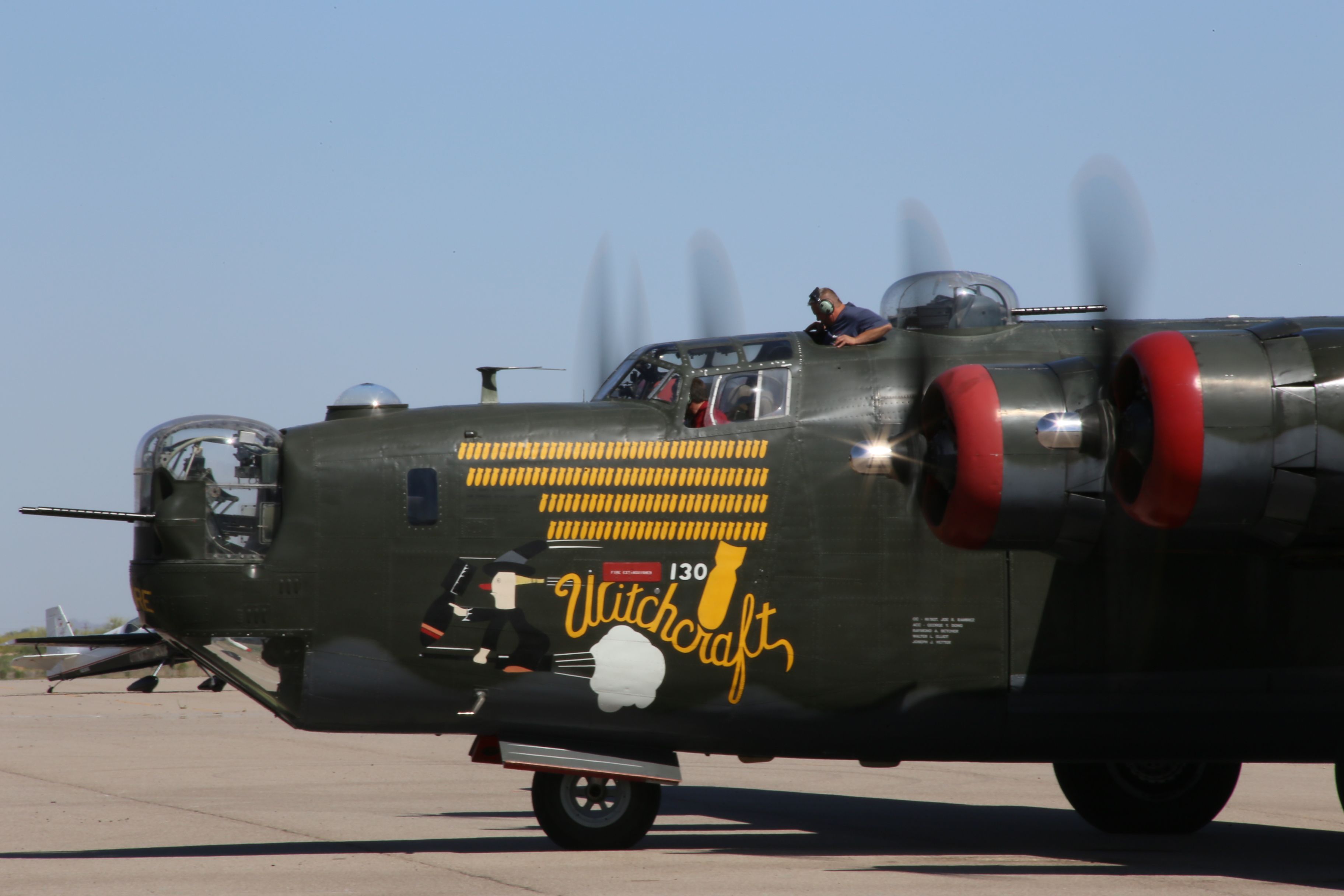 Consolidated B-24 Liberator (N224J) - Collings Foundation Consolidated Liberator B-24J, Witchcraft, on 18 April 2015.