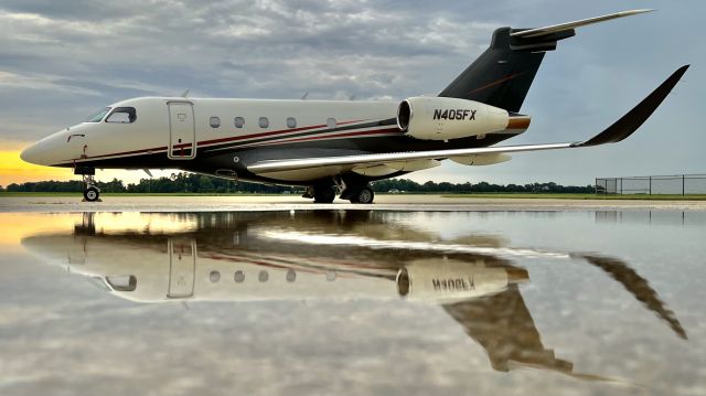 Embraer Legacy 450 (N405FX) - N405FX resting on the ramp after being diverted from Gary/Chi Intl’ several hours earlier. 8/3/22. 