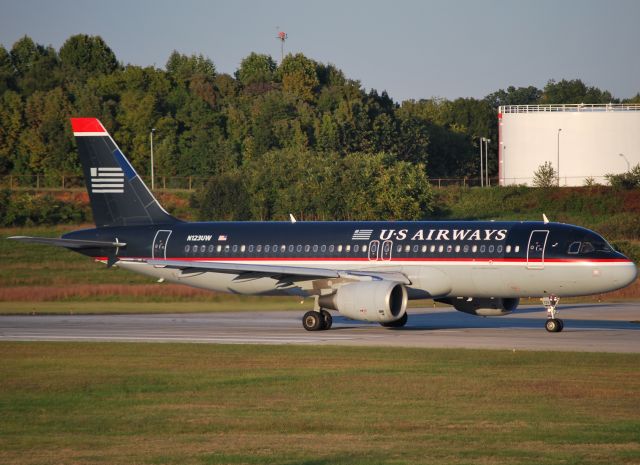 Airbus A320 (N123UW) - In position 18C - 10/10/10