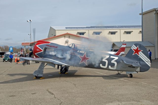 YAKOVLEV Yak-11 (N46463) - Will Whitesides 2005 Romanian Built Yak 3U-R2000 S/N 001 N46463 (Race 33) Time to Climb Wold Record 3/1/2012.