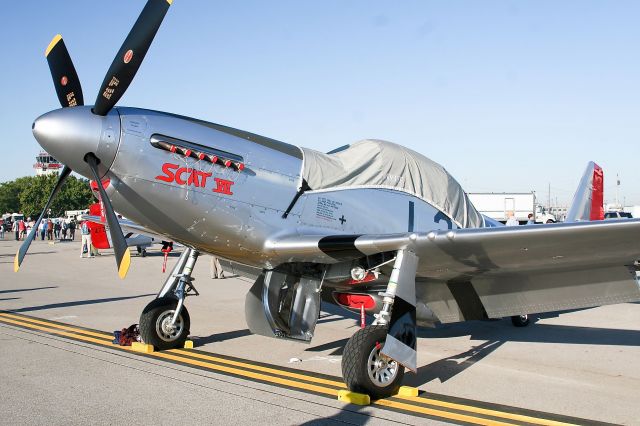 North American P-51 Mustang — - P-51 Scat VII at the Gathering Of Mustang Air Show 9-29-2007