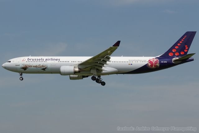 Airbus A330-300 (OO-SFN) - Tomorrowland 2014 markings