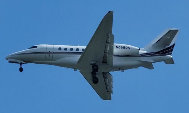 Cessna Citation Latitude (N668QS) - NetJets 680A Citation Latitude landing at KIAD