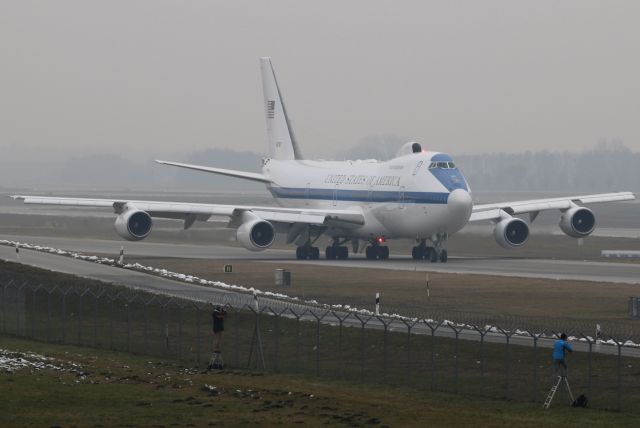 Boeing 747-200 (74-0787) - One of the highlights of the MSC 2014.