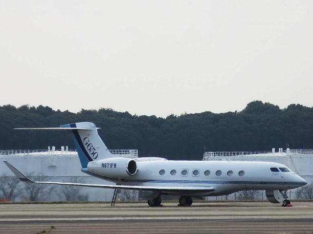 Gulfstream Aerospace Gulfstream G650 (N871FR) - I take a picture on Nov 13, 2017.
