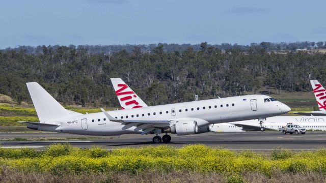 Embraer ERJ-190 (VH-UYC) - Airnorth E190 VH-UYC arriving at Toowoomba Wellcamp Airport from Cairns 17-07-2021