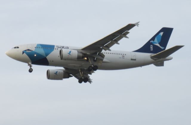 Airbus A310 (CS-TGU) - SATA spotted in Boston on 2/28/16.