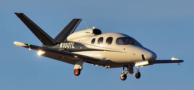 Cirrus Vision SF50 (N100TL) - N100TL 2018 Cirrus SF-50 Vision s/n 0079 -North Las Vegas Airport  KVGTbr /Photo: TDelCorobr /April 10, 2024 