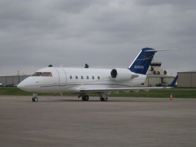 Canadair Challenger (N388DB) - McCreery Aviation, McAllen, TX, Jan 27, 2010 at 1054.