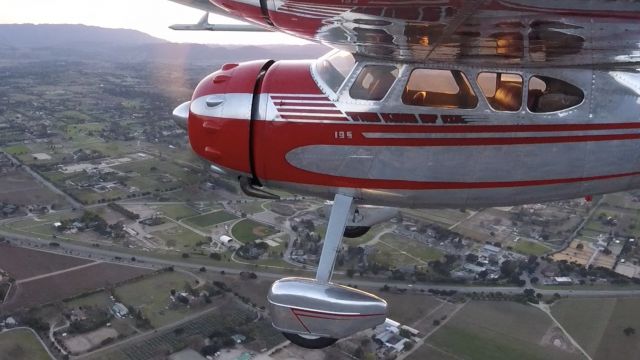 Cessna LC-126 (N3491V) - A nice Sunday afternoon over Los Olivos- Go Pro still