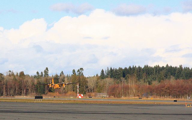 11-5462 — - RCAF Search and Rescue Comox based Buffalo departing Nanaimo ( CYCD ) Jan 14th 2012