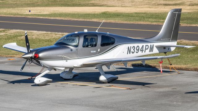 Cirrus SR-22 (N394PM) - N394PM parked on the ramp at College Park Airport 