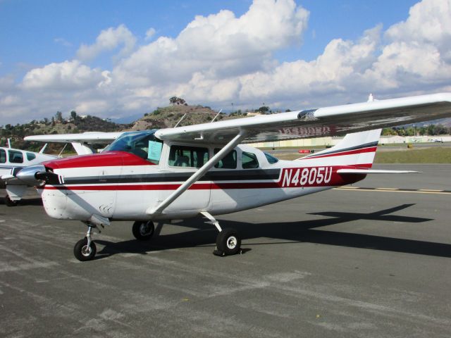 Cessna Centurion (N4805U) - Part of Classic Aircraft Display at Brackett Field.