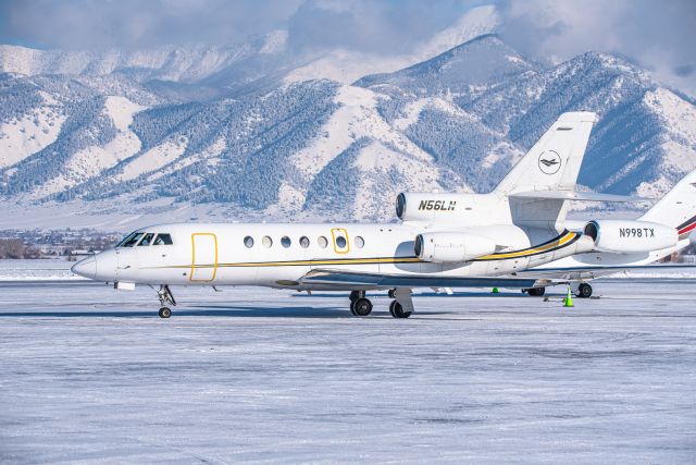 Dassault Falcon 50 (N56LN) - nice falcon 50 at BZN