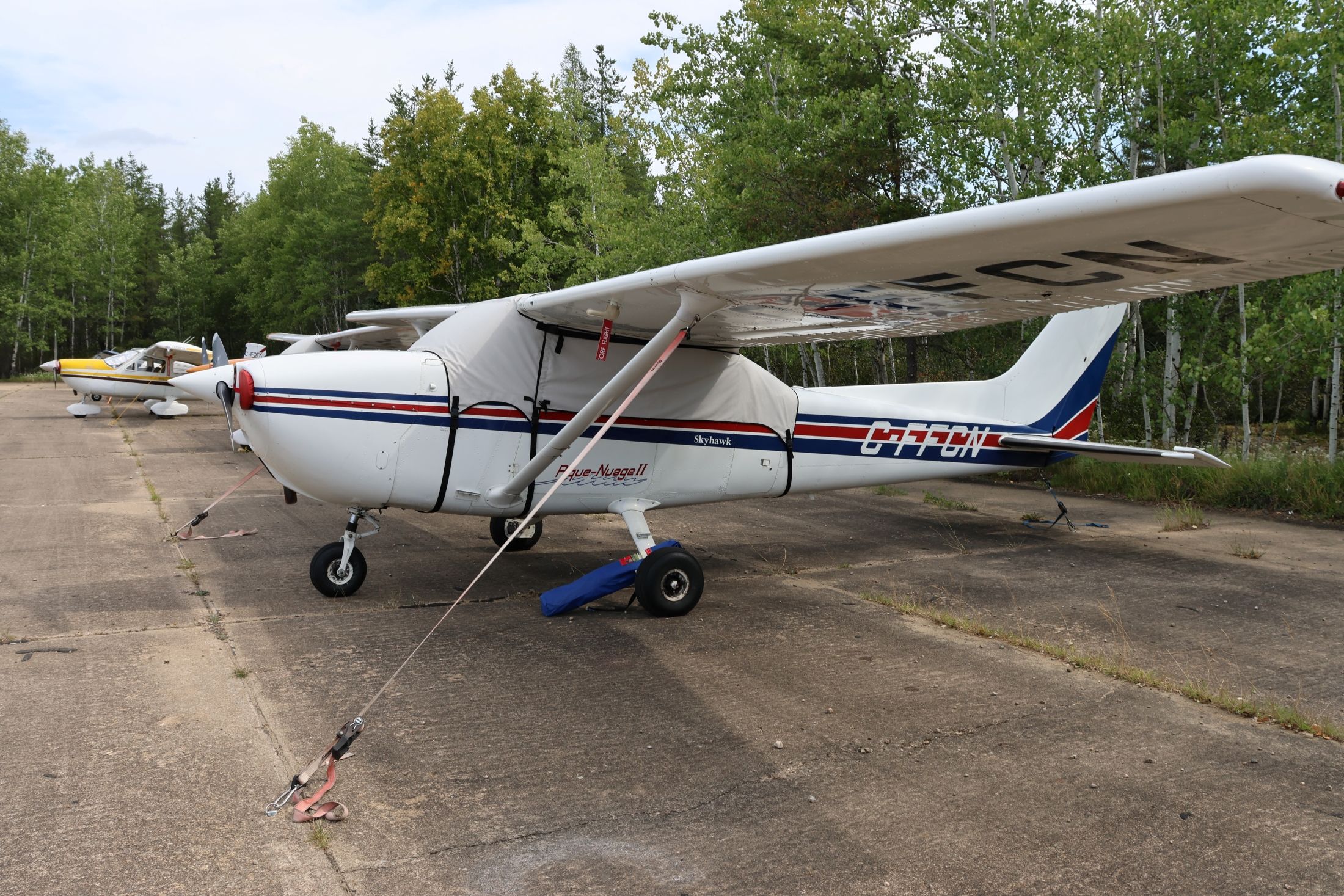 Cessna Skyhawk (C-FFCN) - C-FFCN Cessna Skyhawk 172N RVA à CSQ4 Aéroport de Casey QC. le 02-09-2023 à 11:26