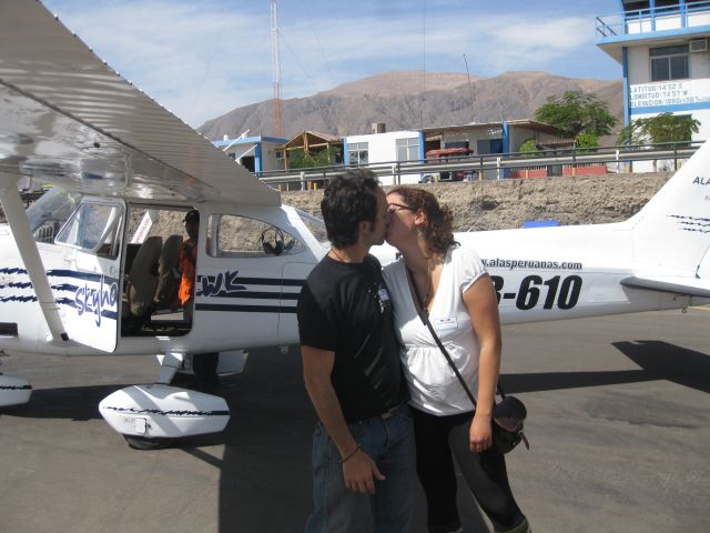 ASZ610 — - Cessna 172 plane at the airport in Nazca Peru