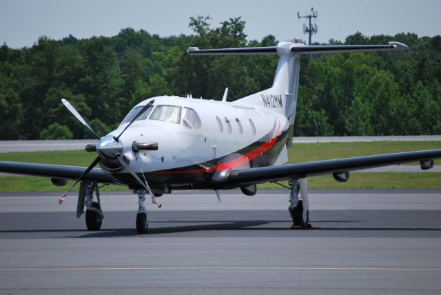 Pilatus PC-12 (N412MW) - ELG LLC at KJQF - 7/16/14