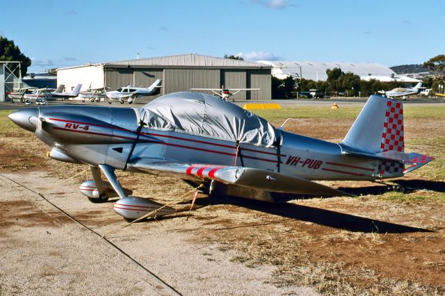 Vans RV-8 (VH-PUB) - VANS RV-4 - REG : VH-PUB (CN ) - PARAFIELD AIRPORT ADELAIDE SA. AUSTRALIA - YPPF 11/12/1995