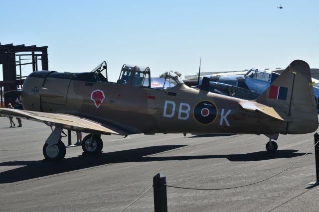 N620AJ — - North American AT-6C Texan. The North American Aviation T-6 Texan is an American single-engined advanced trainer aircraft used to train pilots of the United States Army Air Forces (USAAF), United States Navy, Royal Air Force, and other air forces of the British Commonwealth during World War II and into the 1970s.