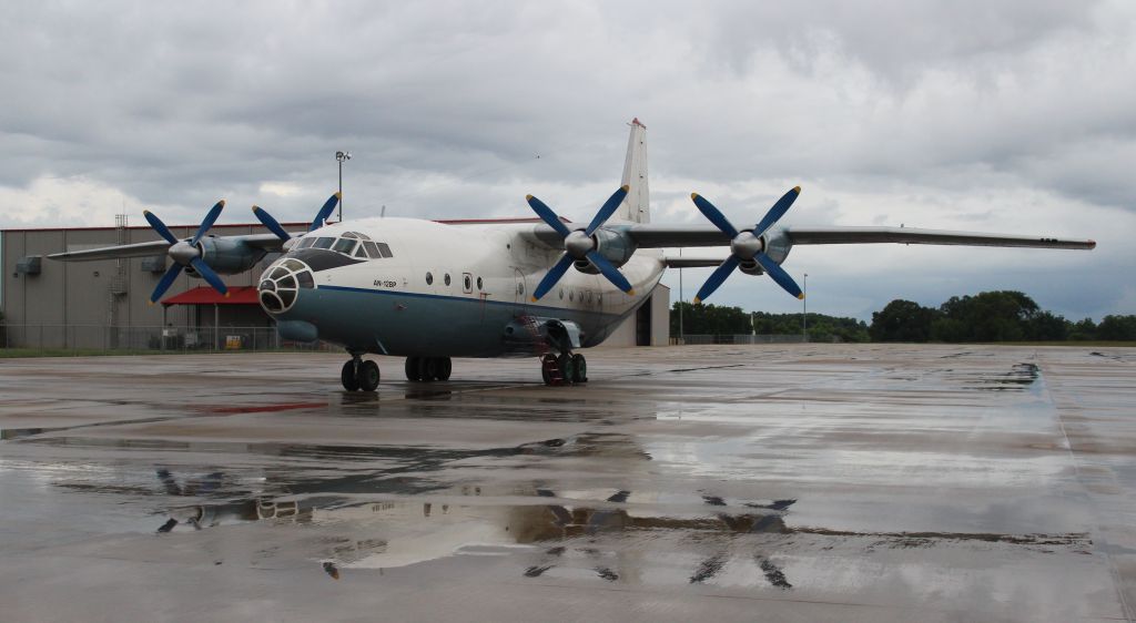 Antonov An-12 (UR-CBG) - Cavock Air 7106 - an Antonov AN-12BP on the air cargo ramp at Carl T. Jones Field, Huntsville International Airport, AL - June 4, 2017.