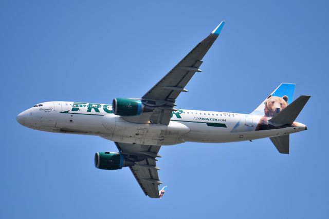 Airbus A320 (N227FR) - 5-L DEPARTURE ON 08-12-18